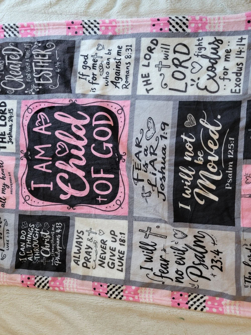 New Baby Size Throw Blanket